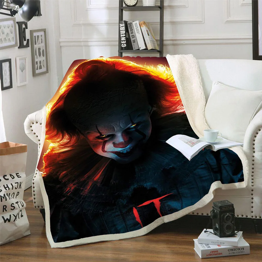 Stephen King's It Chapter 3d печатные постельные принадлежности для путешествий флисовое