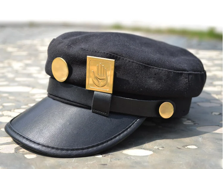 Аниме JoJo Необычные Приключения кепки и серьги Jotaro Kujo Joseph шляпа армейская Военная JOJO кепки s шляпы значки косплей реквизит