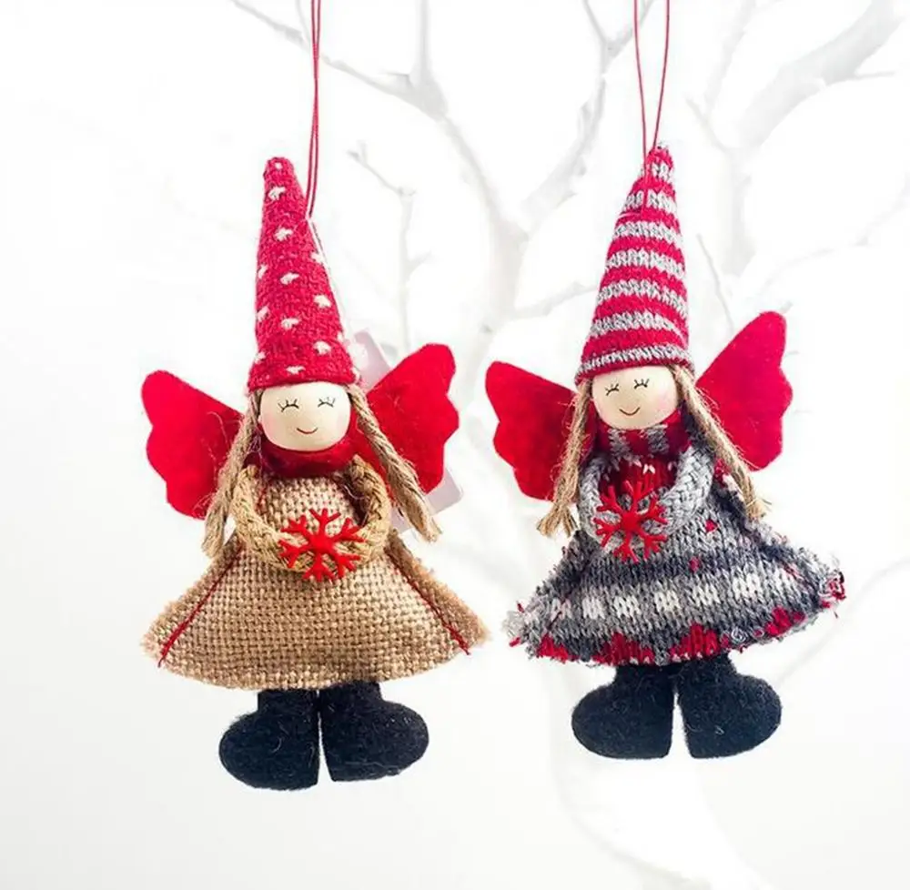 Рождественская подвеска с подвеской в виде капли креативная плюшевая елка