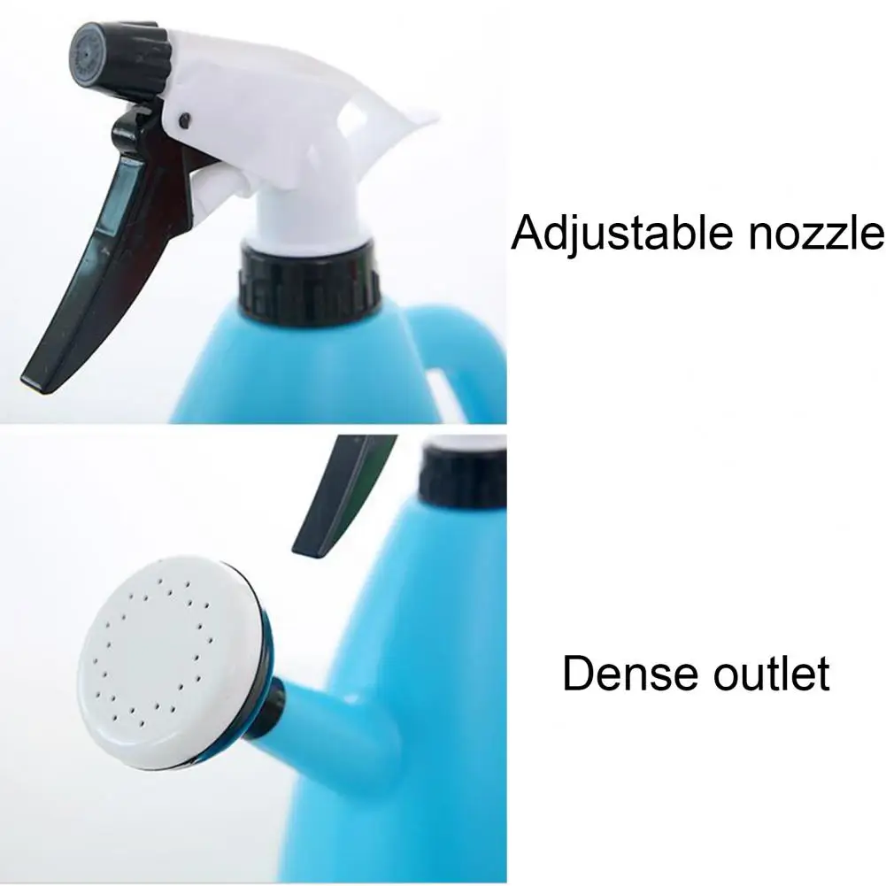 

2 in 1 Plastic Watering Can Indoor Garden Plants Pressure Spray Water Kettle Adjustable Sprayer