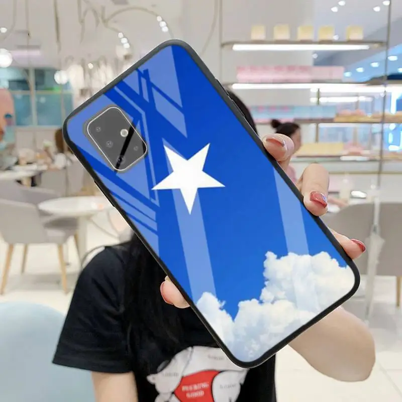 

Somalia National Flag Phone Case For Samsung S6 7 Edge Plus 8 9 10 Plus Note8 9 10pro 10E S20 Plus Ultra A7 Tempered Glass