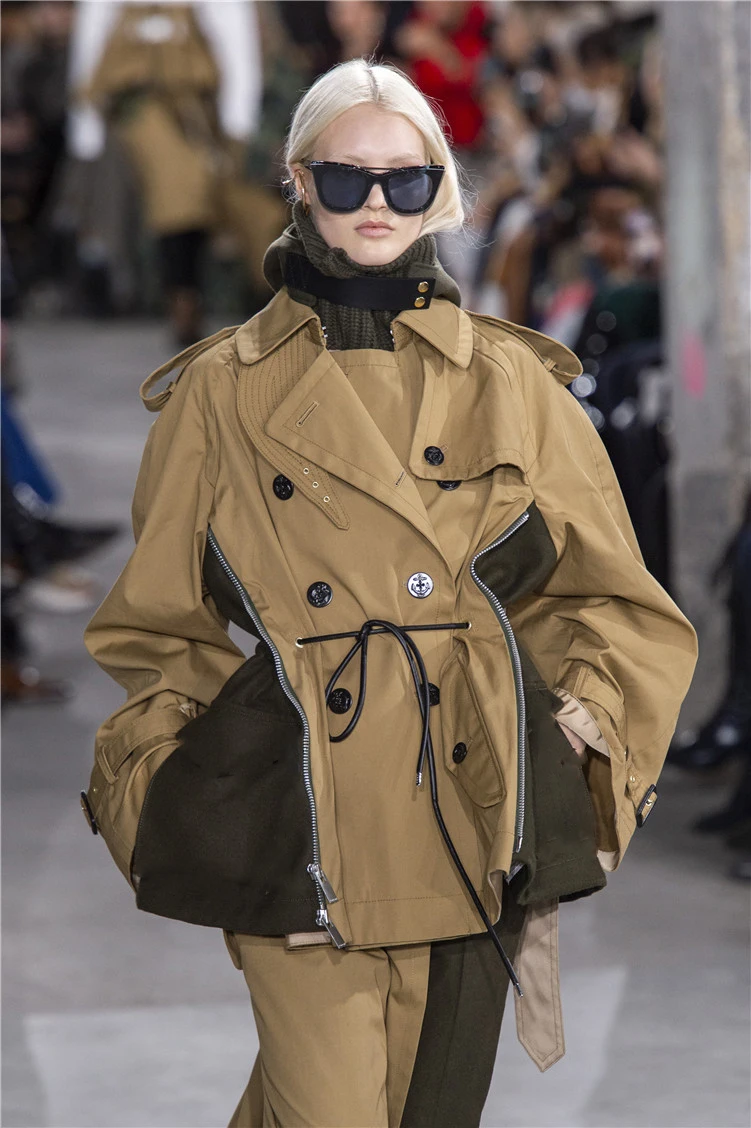 

Британский бренд, новая мода, осень 2021, повседневная простая классическая короткая ветровка, цвет хаки, черный