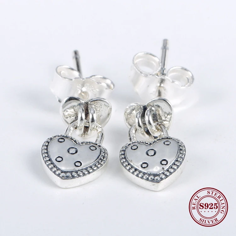 

DoDoFly Real 925 Sterling Silver Earring Radiant Teardrop Studs Earring With Crystal For Women Wedding Gift Fashion Jewelry