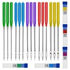 Иглы для промышленных швейных машин, универсальные размеры 9014, 11018, 659, 10016, 7511, 15 шт.