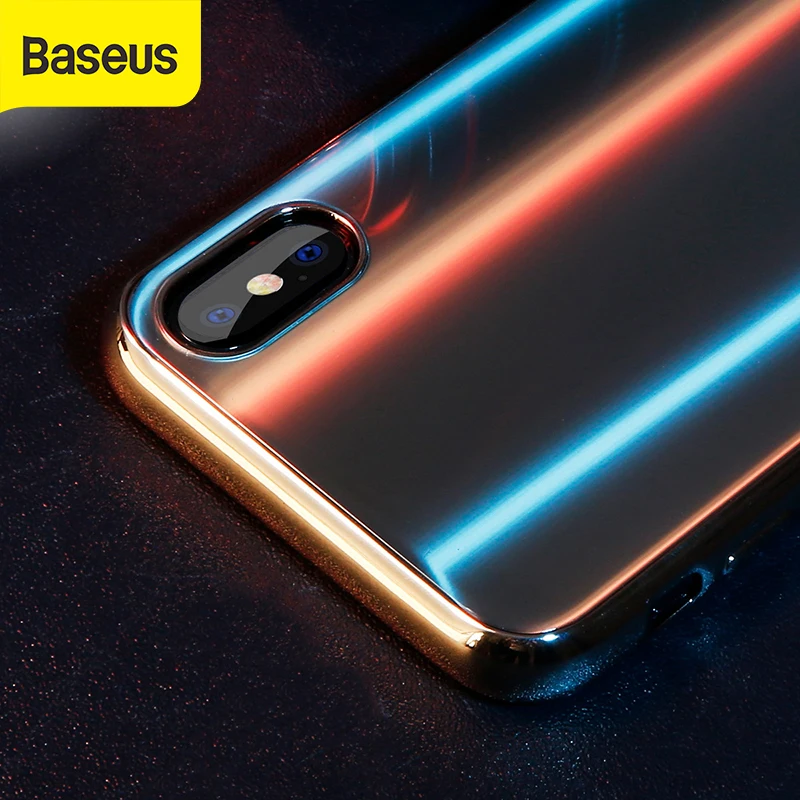 Стеклянный чехол Baseus 4D для iphone X защитный задней панели Utral thin9H из закаленного