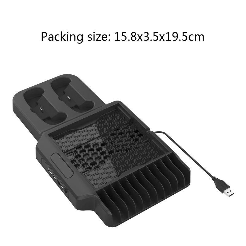 

Feet Vertical Stand Cooling Vents With HUB For X-box Series S/X Dock Mount Hold