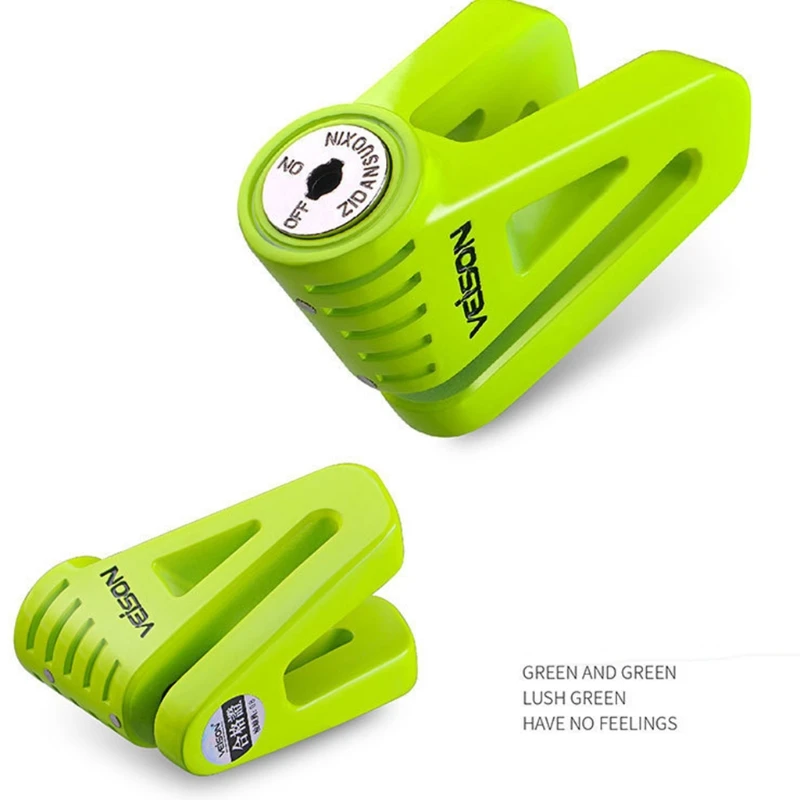 

DX7 Multifunction Anti Theft Motorcycle Lock Scooter Bicycle Bike Disc Brake Lock , Resistant to Rust Disc Lock 4 colors