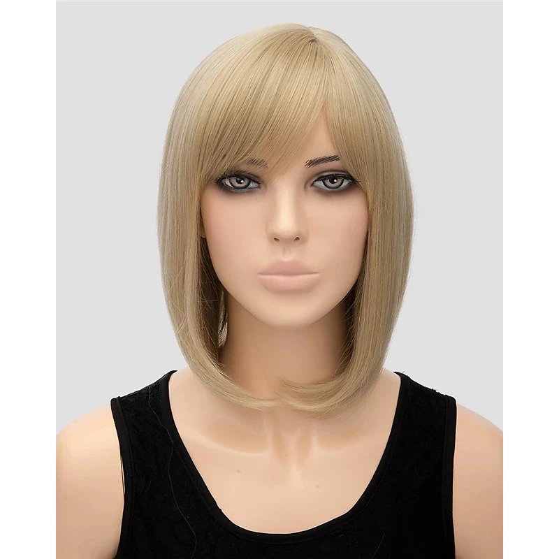 HAIRJOY синтетические волосы для женщин короткий пепельный блонд прямой парик