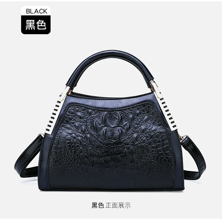 Новые роскошные винтажные женские сумочки Крокодил Аллигатор Tote кошельки мягкие брендовые сумки через плечо кожаные женские сумки на плечо