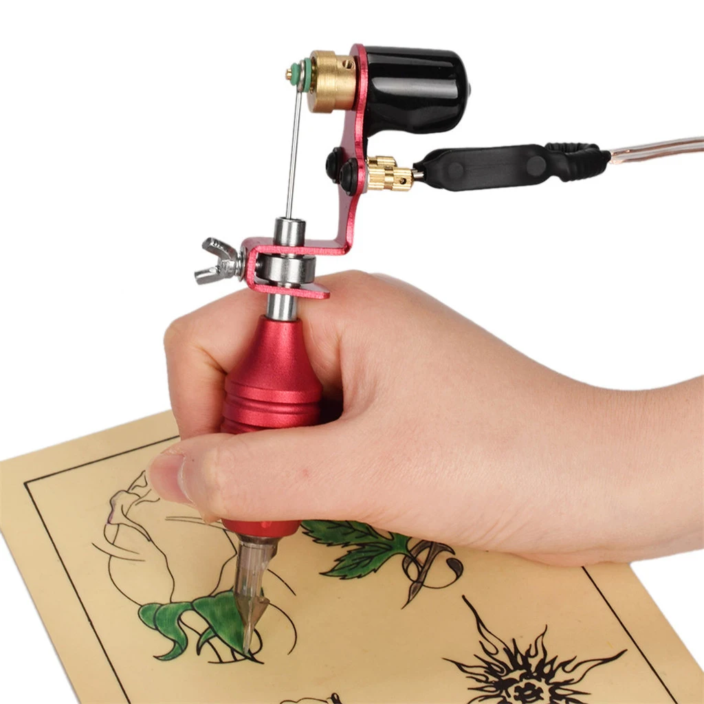 

Professional Rotary Tattoo Machine Kit Cartridge Pen Motor Accessories Set for Beginners,Learners,Tattooist,Body Artists
