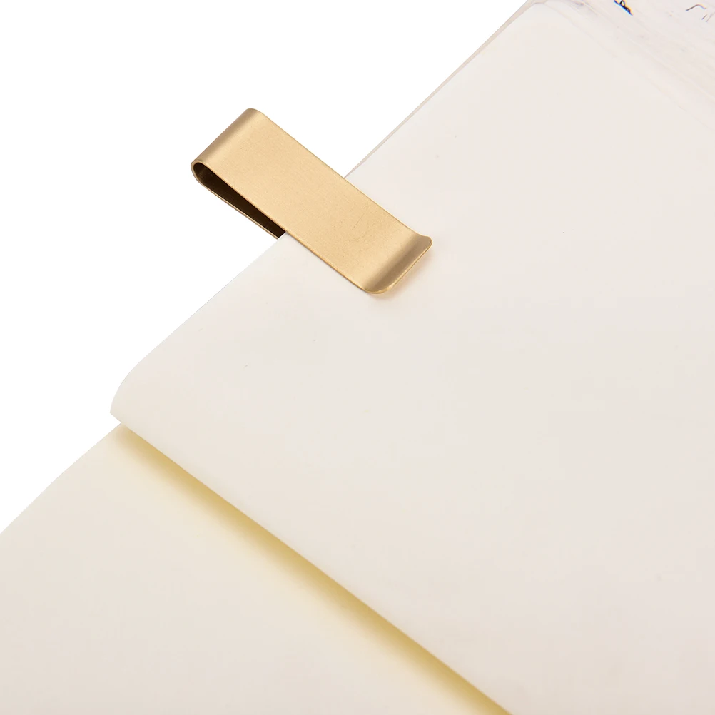 

1PC Metal Pen Clip Holder For Holding Pen On The Travel Notebook Cowhide Diary Spiral Loose Leaf Accessory