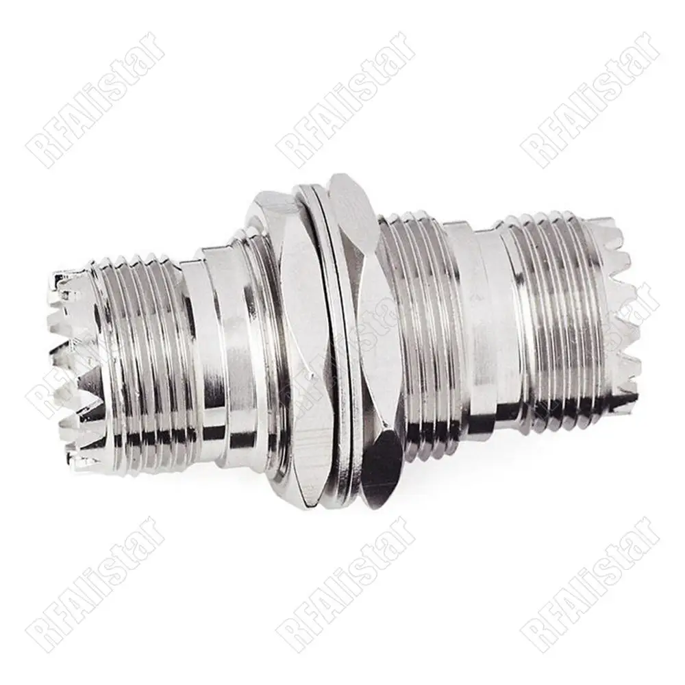 UHF SO239 переходник с гнездовым разъемом на гнездовую гайку SO-239 для мобильного