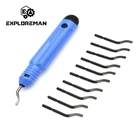 Обрезной нож, скребок, металлическая алюминиевая ручка для медной трубки и материала, модель обрезного резака, скребок, инструмент для обрезки деталей