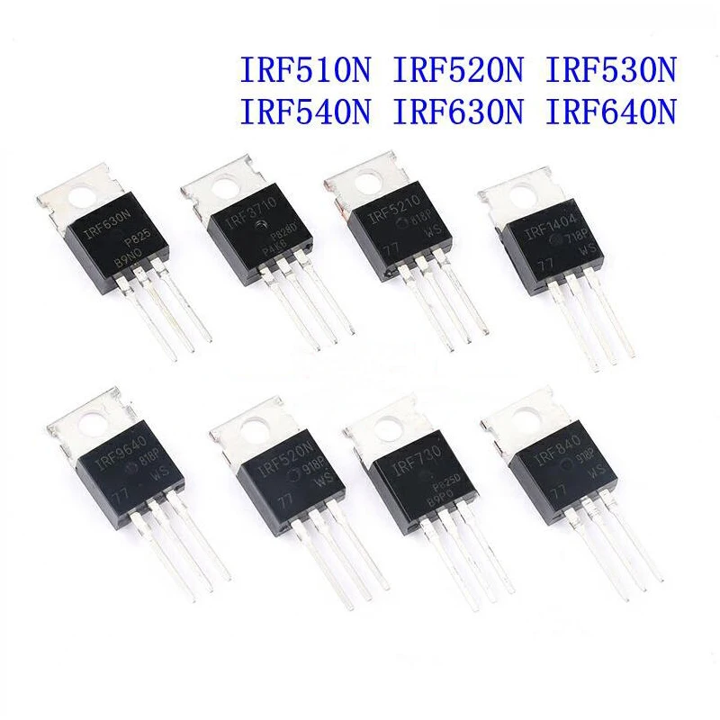 10 шт. LM317T IRF3205 E13009-2 IRF510N IRF520N IRF530N IRF540N IRF640N IRF740 IRF840 IRL520 IRL530 IRL540 TO220-220 транзистор |