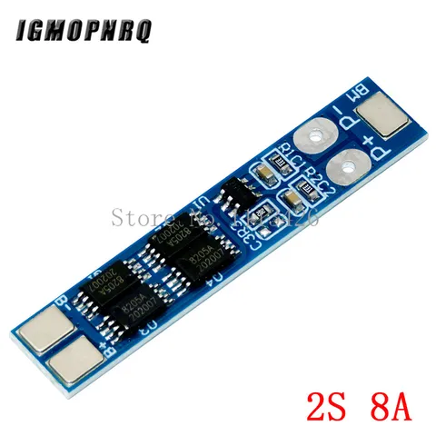 2S 5A / 8A 7,4 V/8,4 V 18650 литиевая батарея зарядное устройство плата литий-ионная батарея Зарядка BMS модуль защиты от перезарядки и разряда