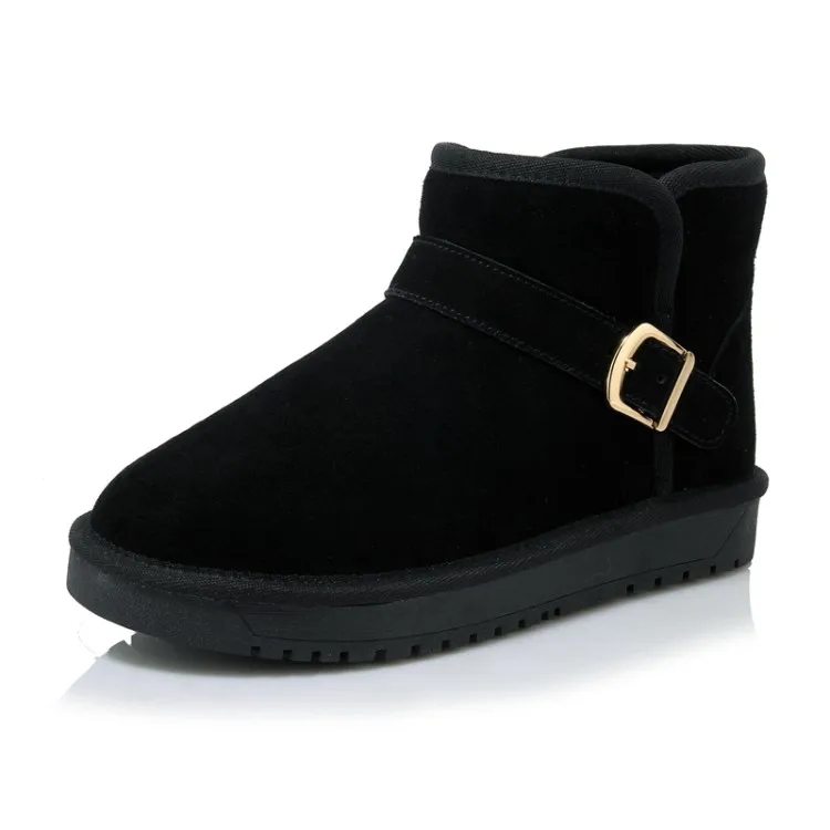 2019 зимние женские ботинки из натуральной кожи зимняя обувь на плоской подошве