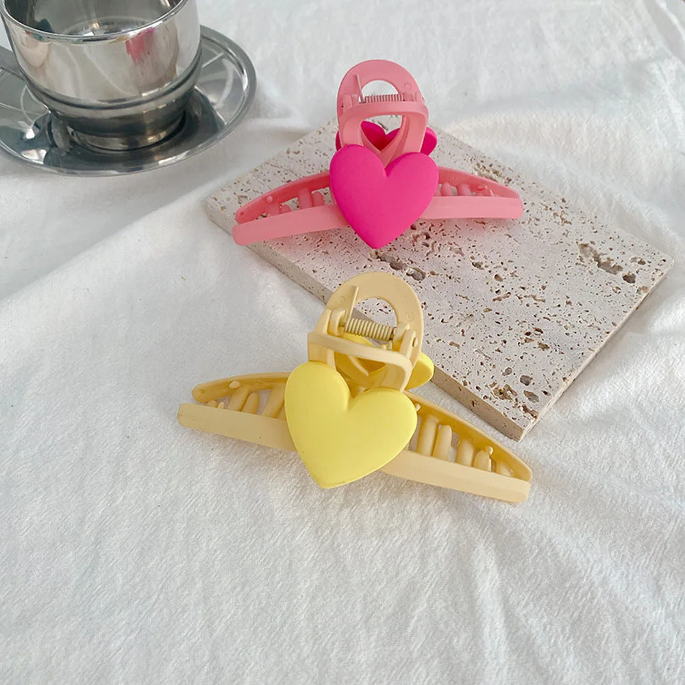 

New Candy Color Claw Clip for Women Tough Plastic Hair Claw Large Size Hair Clamps Claw Clip Crab for Hair Accessories