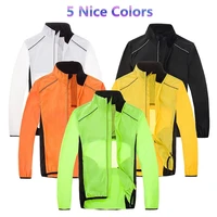 ulti light summer spring cycling jackets windproof reflective mountain bicycle jersey long sleeve coat adult cycling clothings