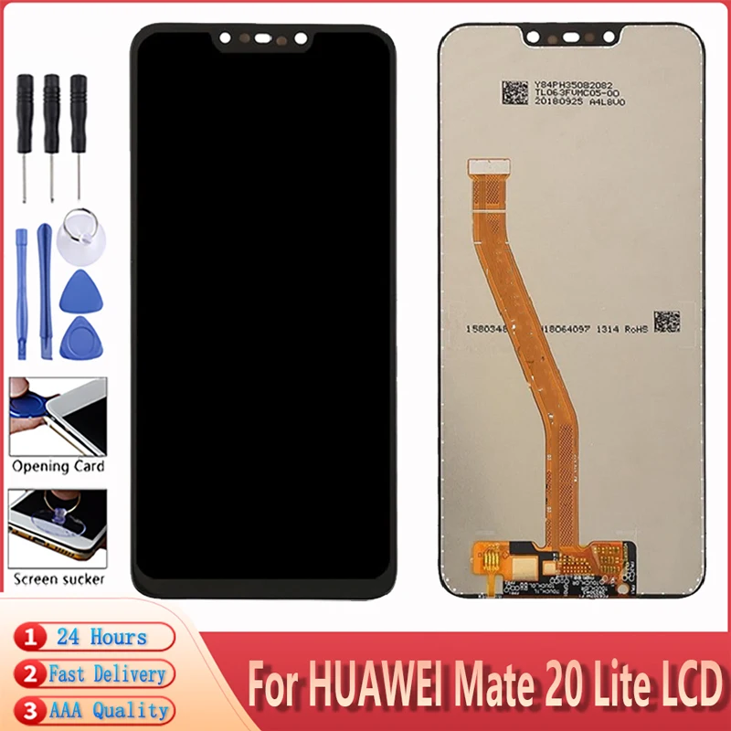 Оригинальный ЖК дисплей для Huawei Mate 20 Lite сенсорный экран качество AAA дигитайзер в