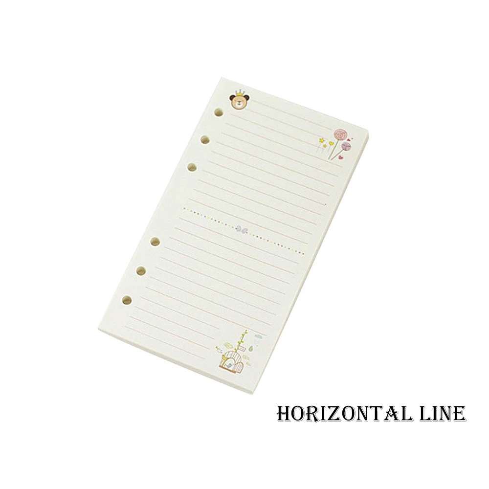 45 листов А5 А6 Ноутбук красочные свободные лист пополнения спираль переплет