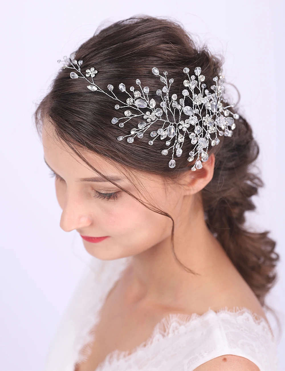 Минималистичные блестящие стразы с кристаллами розовое золото серебро чистая