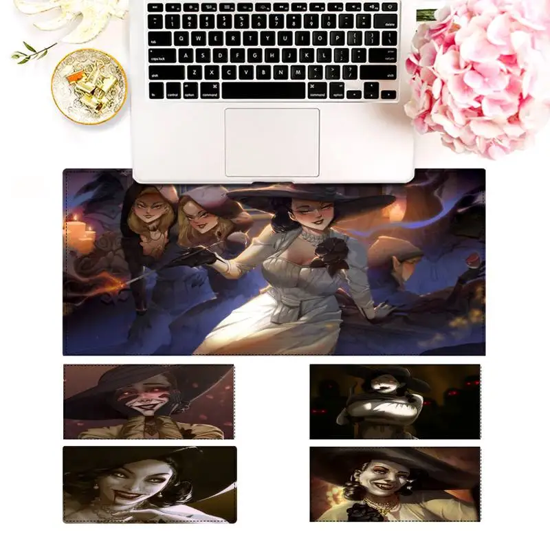 

Durable residentevil Alcina Dimitrescu Mouse Pad Gaming MousePad Large BigMouse Mat Desktop Mat Computer Mouse pad For Overwatch