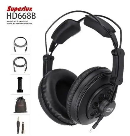 Профессиональная игровая гарнитура Superlux HD668B профессиональная для записи