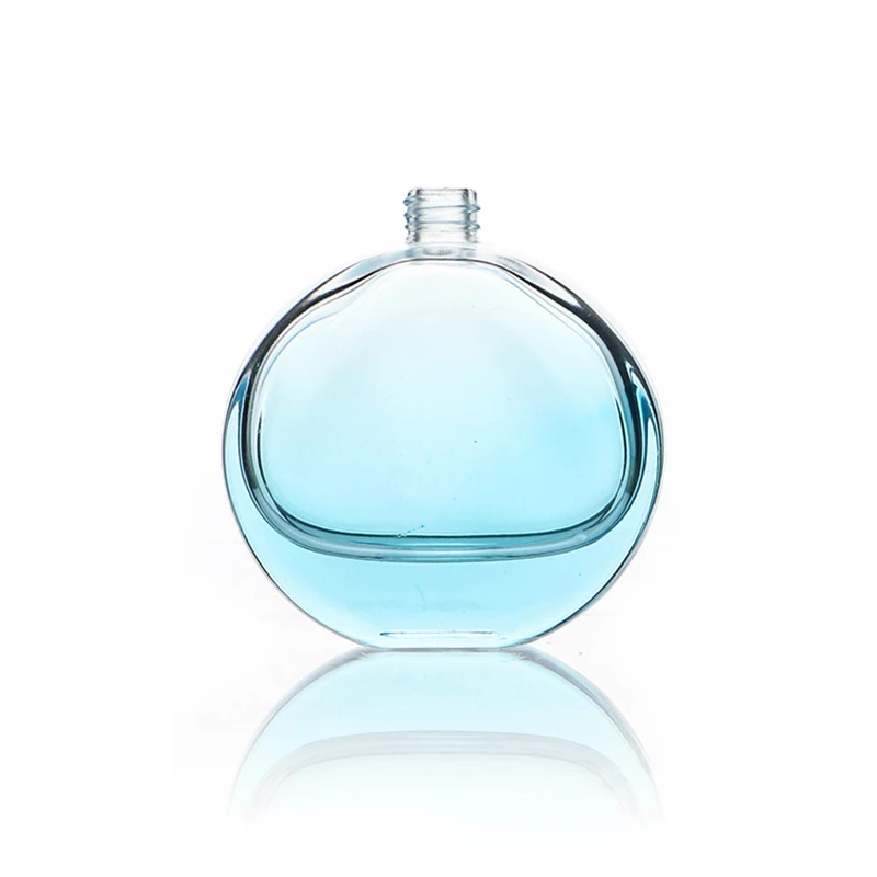 

50ml Thick Bottomed Transparent Glass Refillable Spray Perfume Bottle Can Be Customized Logo