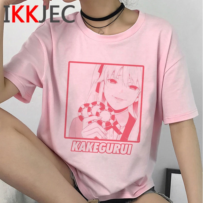 

kakegurui summer top tshirt male plus size couple clothes kawaii ulzzang casual t shirt kawaii