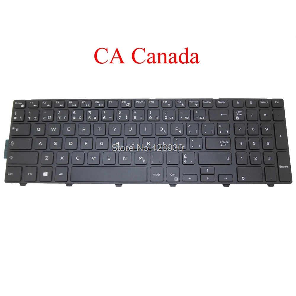 

CA Keyboard For DELL For Inspiron 15 3541 3542 3543 5542 5545 5547 5551 5552 5555 5557 5558 5559 5759 7557 0M4JWW M4JWW Canada