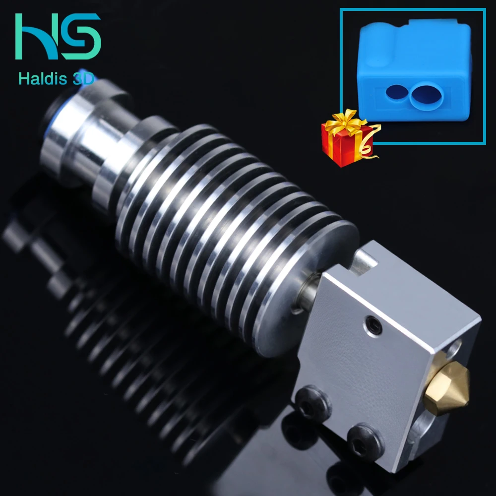 

Holdes 3D Disipador Termico Highall Metal V6 Hotend J-head, Bloque de Rotura de Calor, Boquilla V6 Para E3D Hotend Para PT100