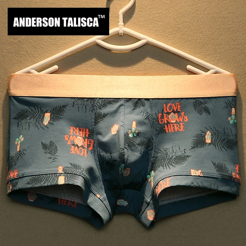 Мужские трусы боксеры ANDERSON TALISCA хлопковые с принтом размеры s M 3XL 122601|Мужские