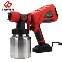 500w800w high power electric handheld spray gun paint sprayer 800ml household paint sprayer high pressure flow control airbrush