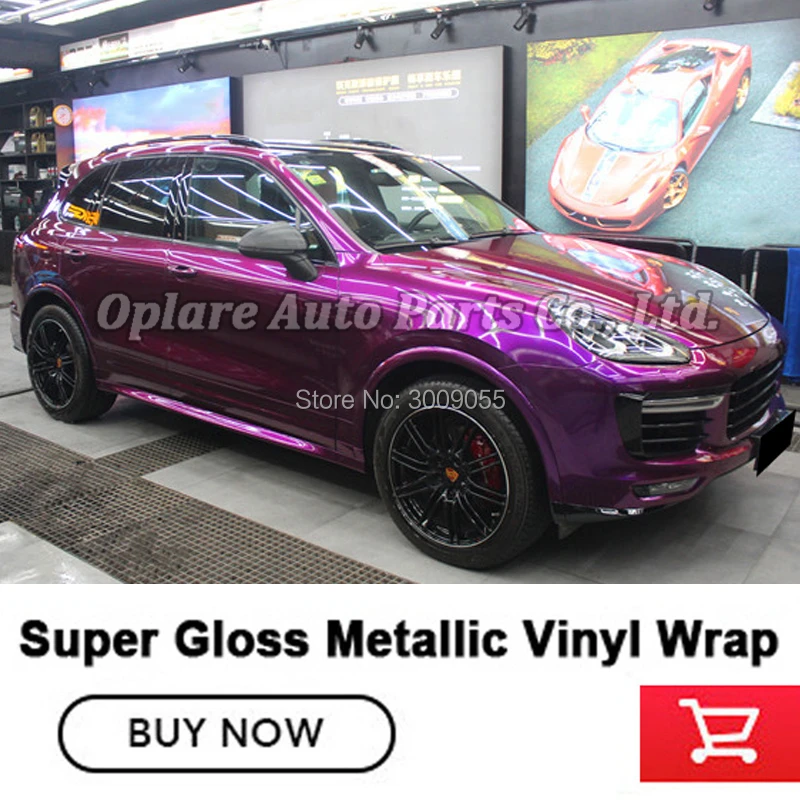 Высококачественная автомобильная пленка фиолетовая блестящая фотопленка для