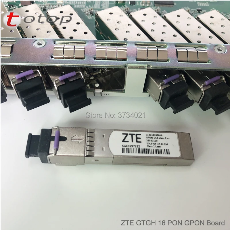 2 версии zte OLT сервисная плата GTGHK GTGHG 16 портов B+ C++ GPON карты с 16 шт SFP модули для zte GPON OLT C300 C320