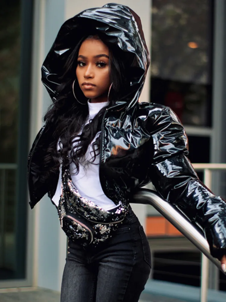 

Женская пуховая куртка с капюшоном, зимняя одежда 2021, парки, пуховое пальто розового цвета