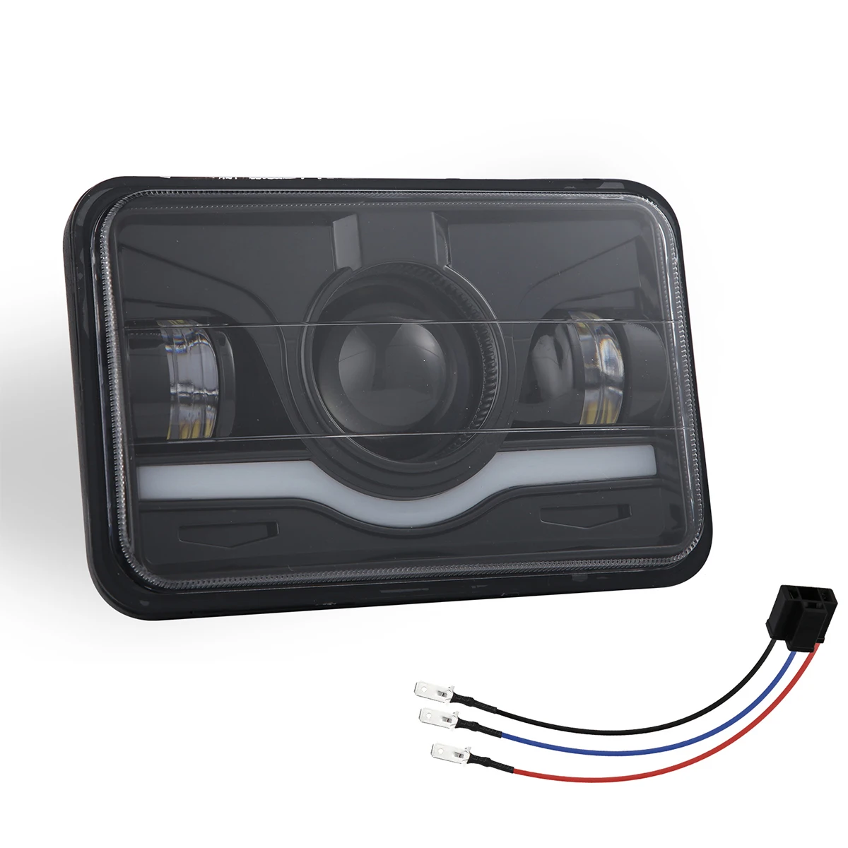 

150W 4x6 LED Headlight Hi/Lo Sealed Beam H4651 H4656 Light Bulb Replace Headlamp for KW Kenworth T600 W900 T800 Truck Peterbilt