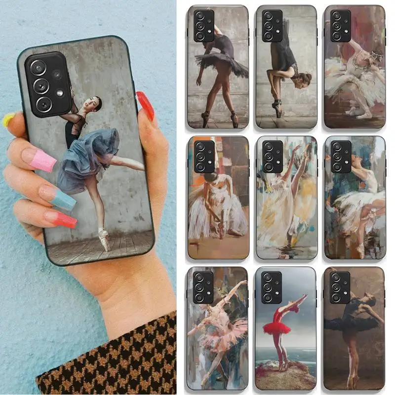 

Graceful Ballerina Dance Phone Case For Samsung Galaxy A21S A31 A32 A20RE A51 A52 A71 5G A72 A80 A91 S10 Lite Shell Cover