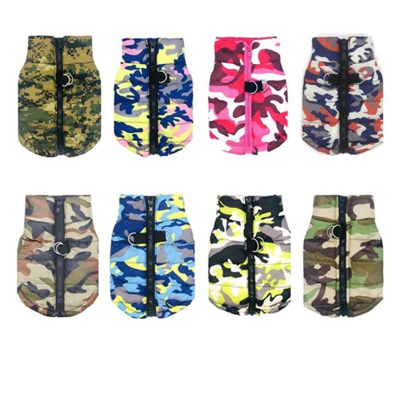 Теплая куртка для собак пальто домашних животных водонепроницаемая одежда жилет