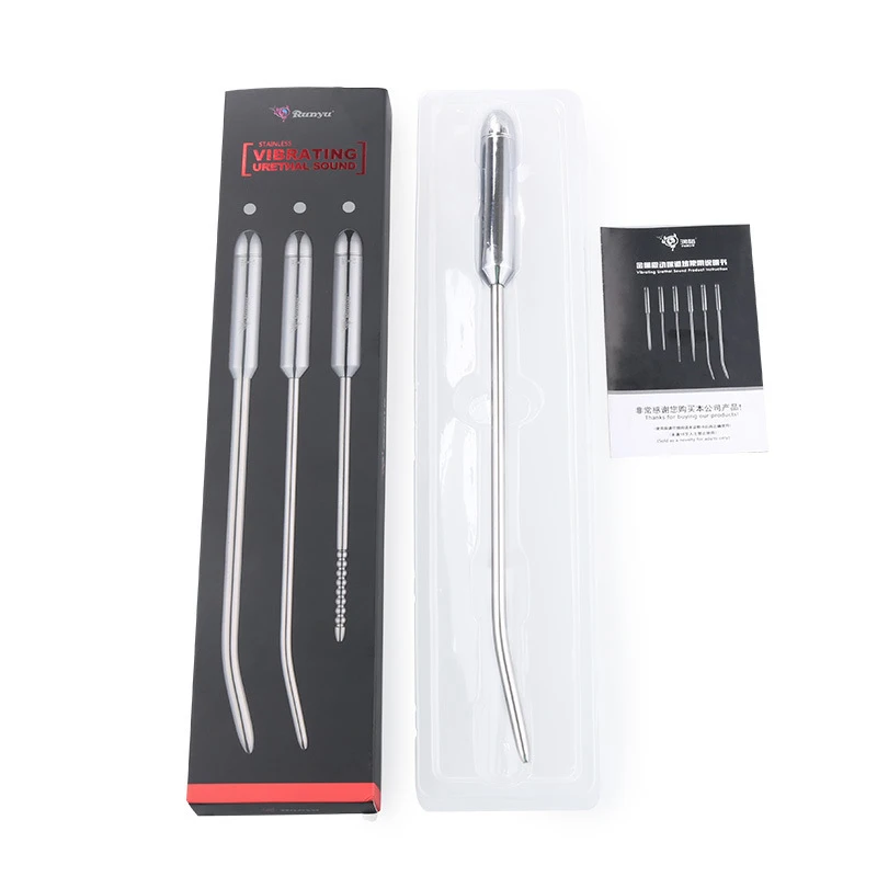 10 Частота уретры вибратор катетер Пенис плагин металлическая уретральная пробка