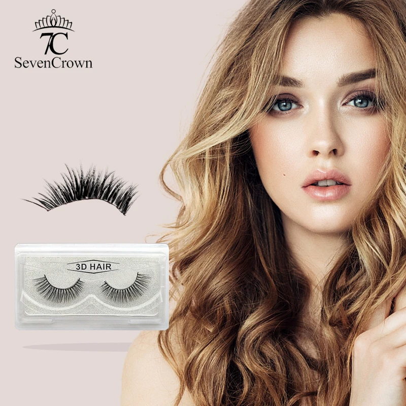 10 пар модные натуральные норковые ресницы ручной работы Длинные Накладные