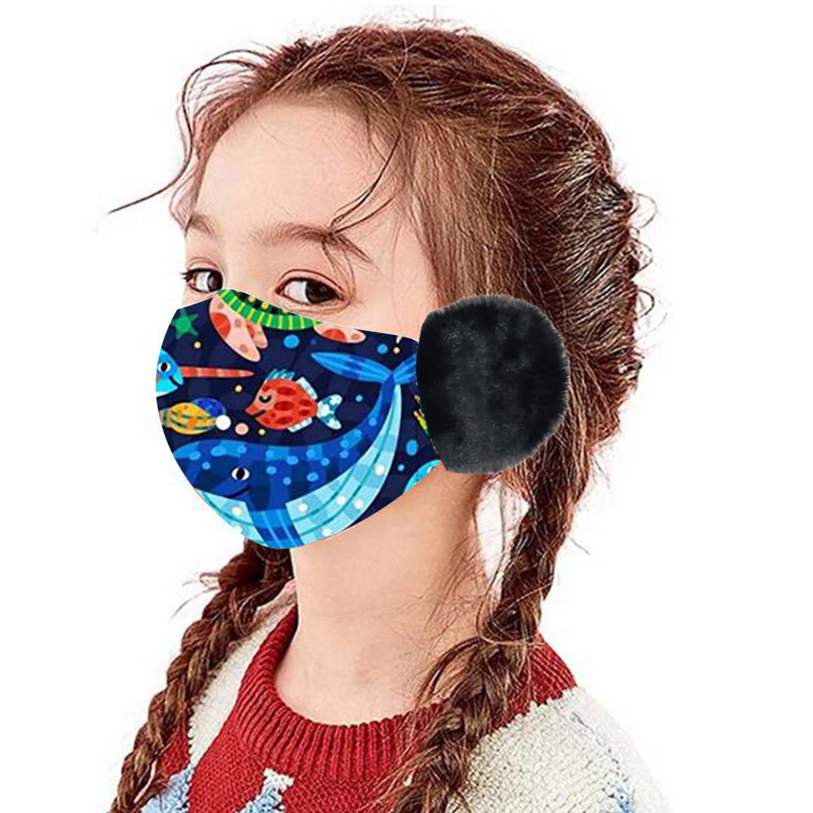 

Женская зимняя маска, ткань, моющаяся для детской, бандана, маска для лица, детские маски, детская маска, ткань