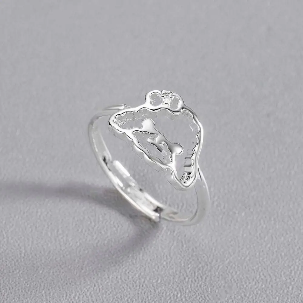 QIAMNI модный лук животное домашний питомец собака женский перстень Мода Милая