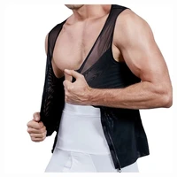 mens slimming body shaper vest chest compression shirt abs abdomen slim tank top undershirt smooth vest shapewear mens corset