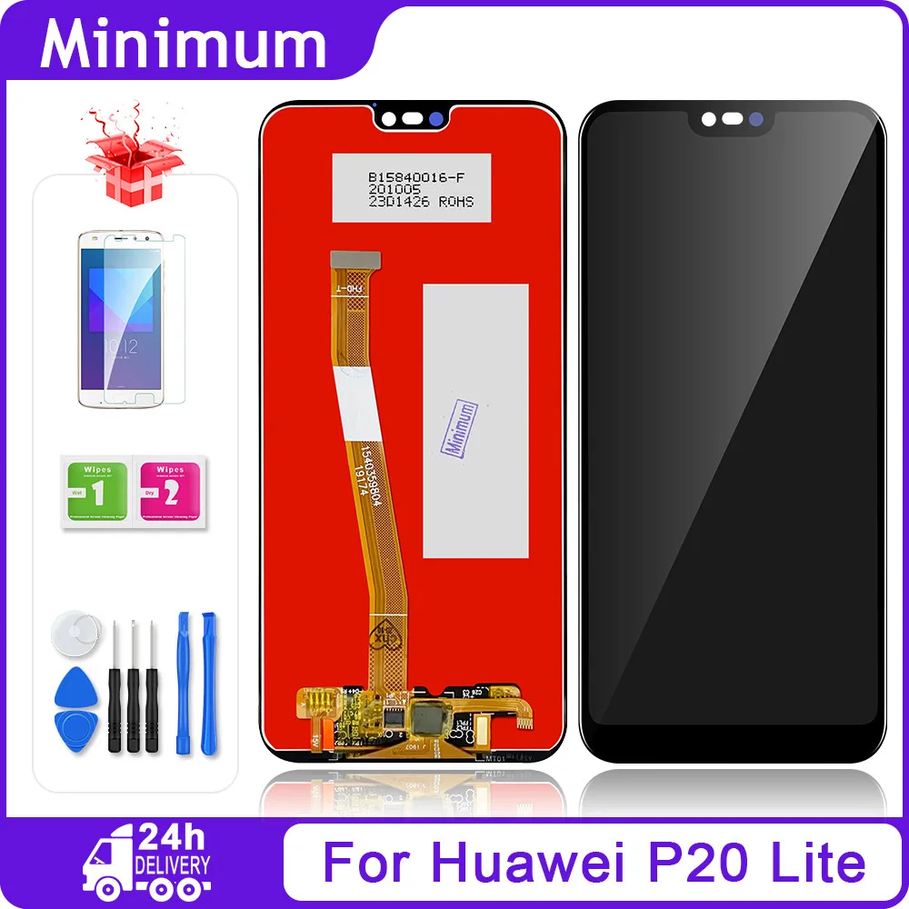 ЖК дисплей 5 84 дюйма для Huawei P20 Lite / Nova 3E ANE LX1 с сенсорным экраном дигитайзер в сборе
