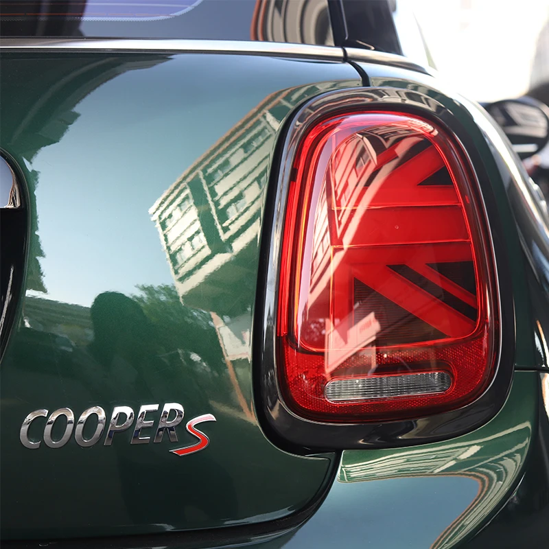 Абсолютно Новый ABS Материал черный Юнион Джек Стиль светодиодный задний