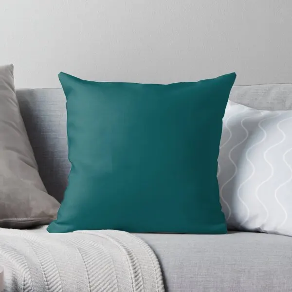 

Teal Green Accent Solid Color Decor Soft Decorative Throw Pillow Cover for Home Pillows NOT Included