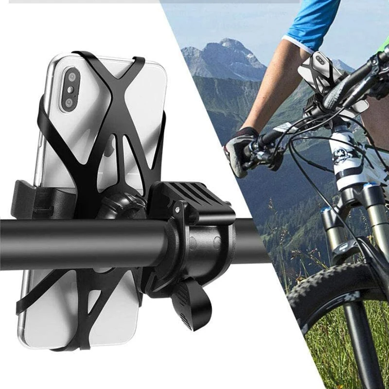 Силиконовые ленты для велосипеда мотоцикла держатель телефона универсальный