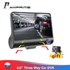 Видеорегистратор AMPrime с камерой заднего вида, 4,0 дюйма, широкоугольный, с G-сенсором