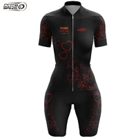 mpc speed women short sleeve triathlon tri suit road jumpsuit cycling rac clothing roupa skinsuit macaquinho ciclismo feminino
